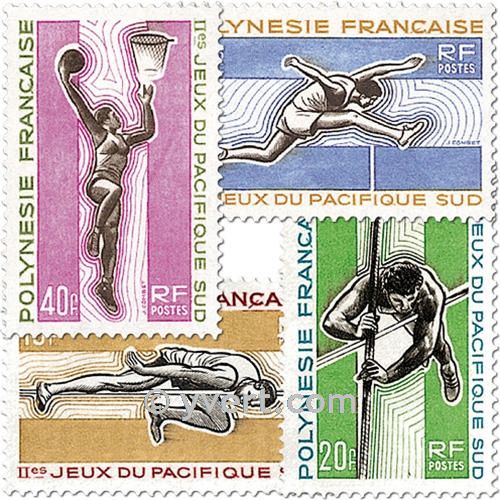 n° 42/45 -  Timbre Polynésie Poste