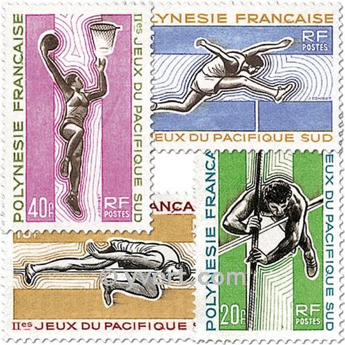 nr. 42/45 -  Stamp Polynesia Mail