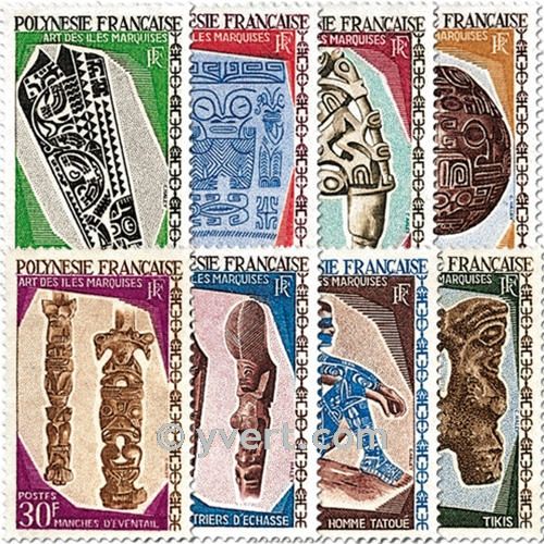 n° 52/59 -  Timbre Polynésie Poste