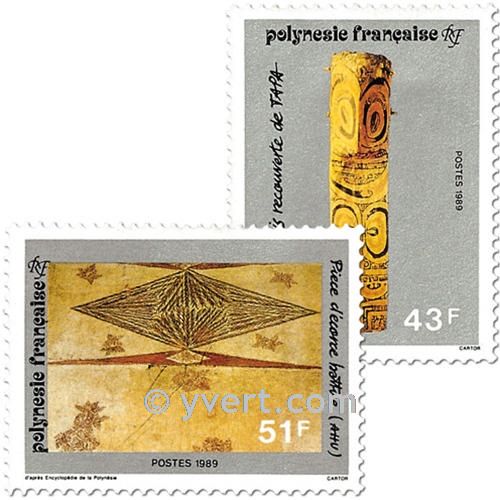 n.o 328/330 -  Sello Polinesia Correos