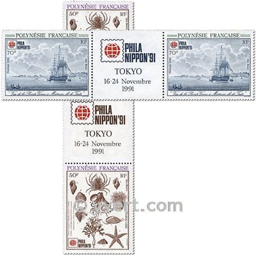 nr. 393A/394A -  Stamp Polynesia Mail