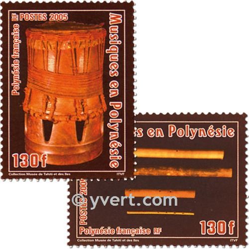 n° 752/753 -  Timbre Polynésie Poste