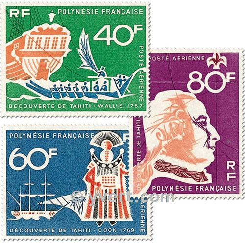 nr. 22/24 -  Stamp Polynesia Air Mail