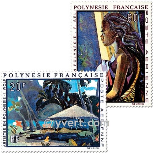 n° 55/59 -  Timbre Polynésie Poste aérienne