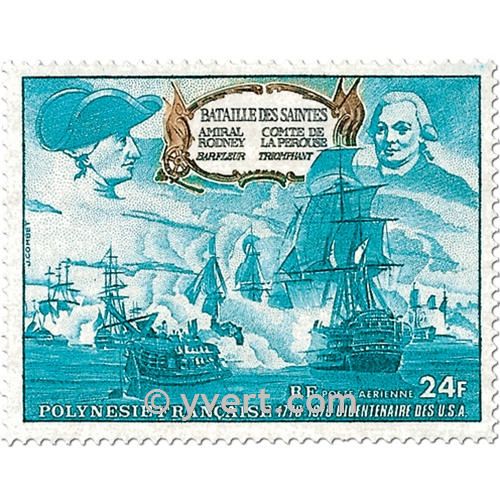 n° 104/105 -  Timbre Polynésie Poste aérienne