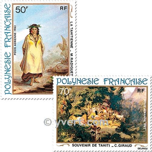 n° 170/173 -  Timbre Polynésie Poste aérienne