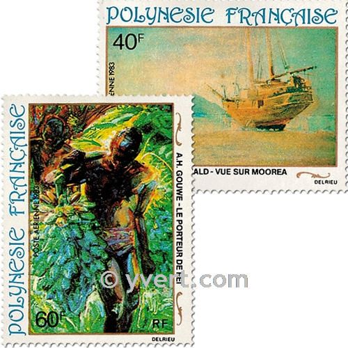 n° 178/181 -  Timbre Polynésie Poste aérienne