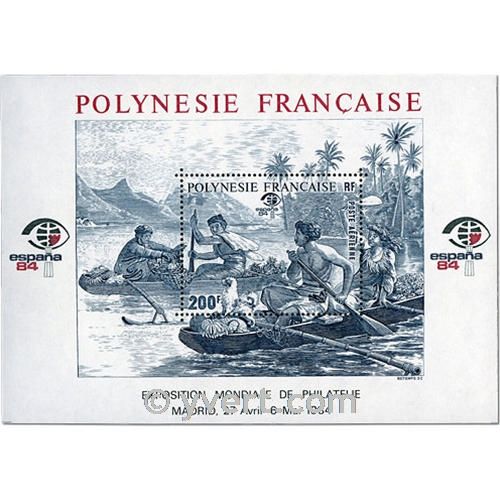 n° 9 -  Timbre Polynésie Bloc et feuillets