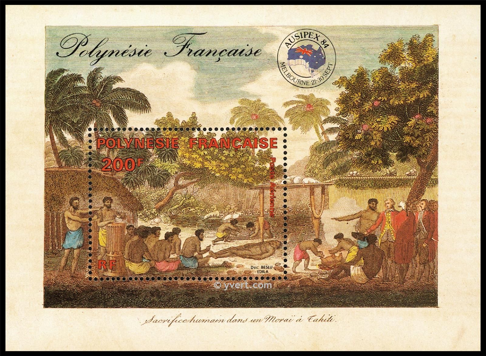 nr. 10 -  Stamp Polynesia Souvenir sheets