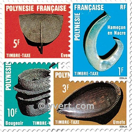 nr. 4/7 -  Stamp Polynesia Revenue stamp