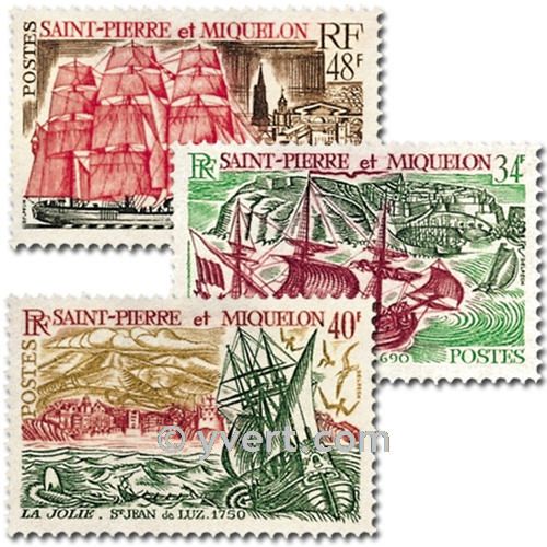 n° 395/397 -  Timbre Saint-Pierre et Miquelon Poste