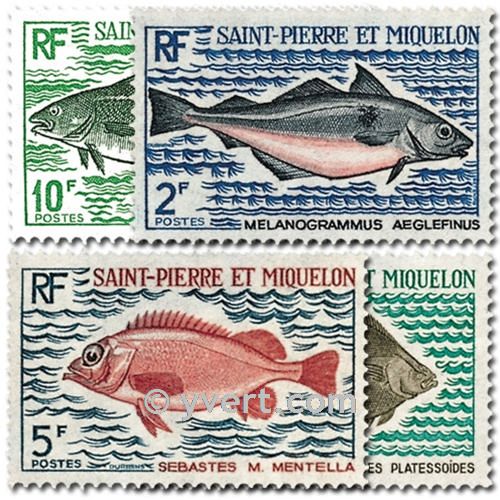 n° 421/424 -  Timbre Saint-Pierre et Miquelon Poste