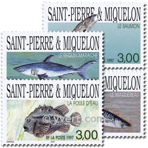 n° 646/649 -  Timbre Saint-Pierre et Miquelon Poste