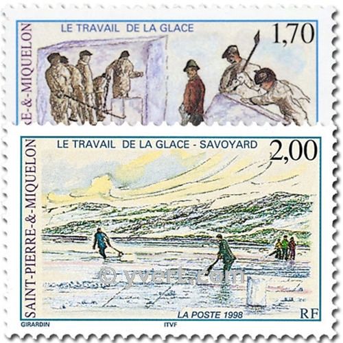 n° 672/673 -  Timbre Saint-Pierre et Miquelon Poste