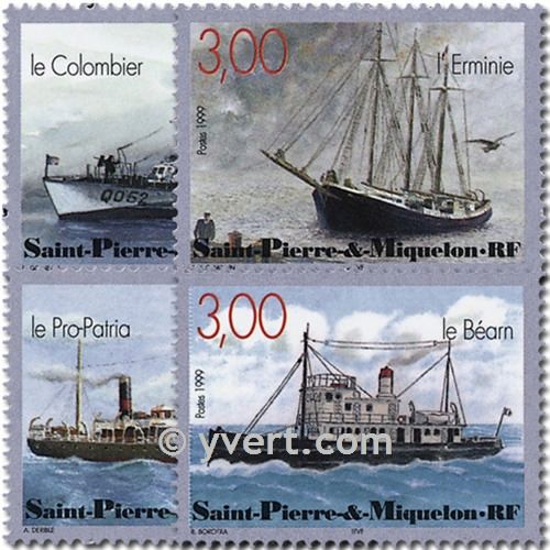 nr. 696/699 (BF 7) -  Stamp Saint-Pierre et Miquelon Mail