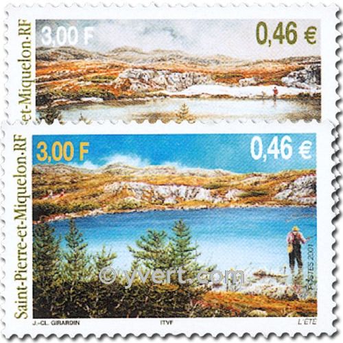 n° 754/755 -  Timbre Saint-Pierre et Miquelon Poste