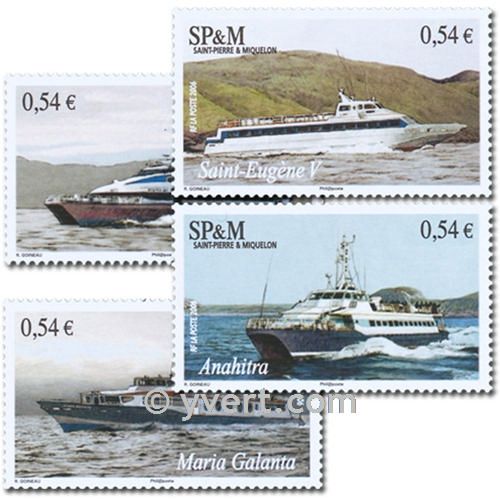 n° 877/880 (BF 11) -  Timbre Saint-Pierre et Miquelon Poste