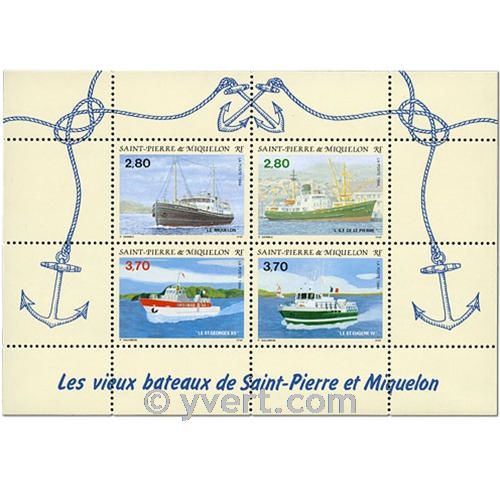 nr. 4 -  Stamp Saint-Pierre et Miquelon Souvenir sheets