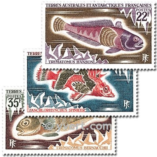 n° 43/45 -  Timbre TAAF Poste