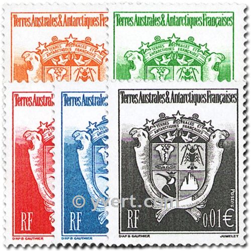 n° 322/326 -  Timbre TAAF Poste