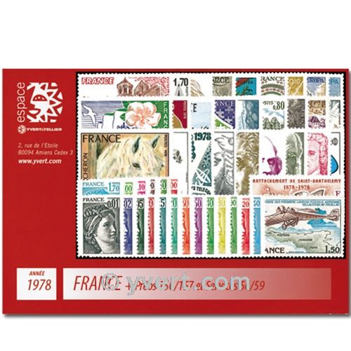 nr. 74/78+PA51/55 -  Stamp French Southern Territories Year set (1978)