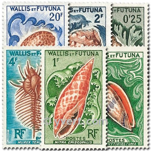 n° 162/167  -  Selo Wallis e Futuna Correios