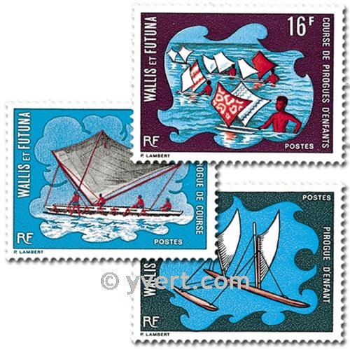n° 182/184 -  Timbre Wallis et Futuna Poste