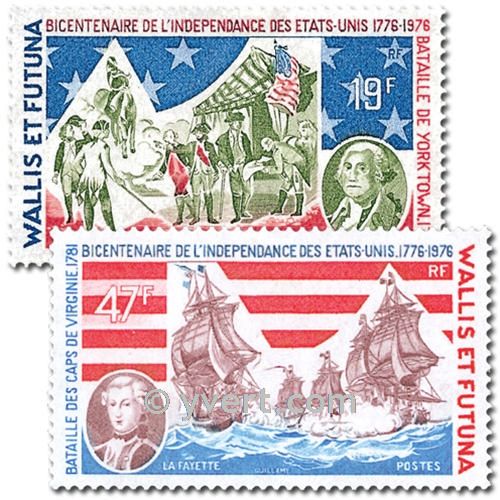 n° 190/191 -  Timbre Wallis et Futuna Poste