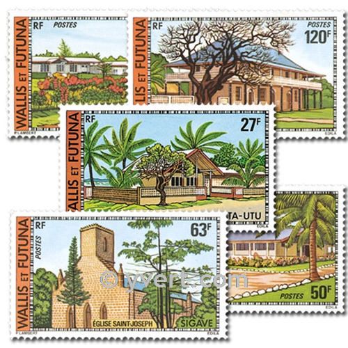 n° 203/207 -  Timbre Wallis et Futuna Poste