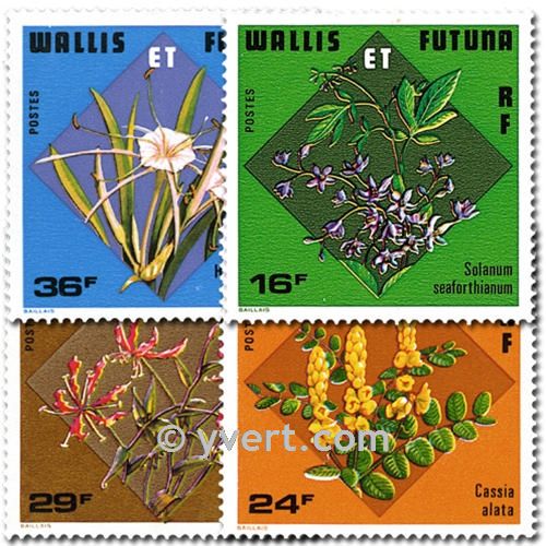 n° 213/216 -  Timbre Wallis et Futuna Poste