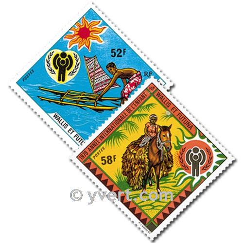 n° 232/233 -  Timbre Wallis et Futuna Poste