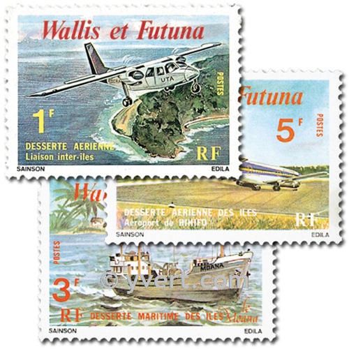 n° 254/256  -  Selo Wallis e Futuna Correios