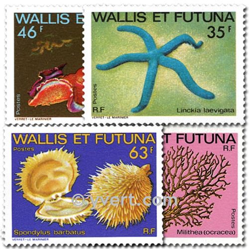 n° 297/300  -  Selo Wallis e Futuna Correios