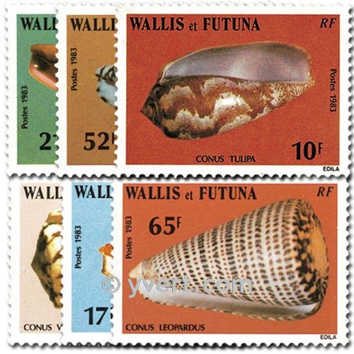 n° 306/311  -  Selo Wallis e Futuna Correios