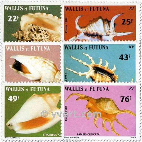 n° 312/317f (folha) -  Selo Wallis e Futuna Correios