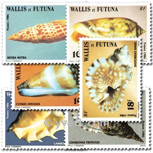 n° 337/342  -  Selo Wallis e Futuna Correios