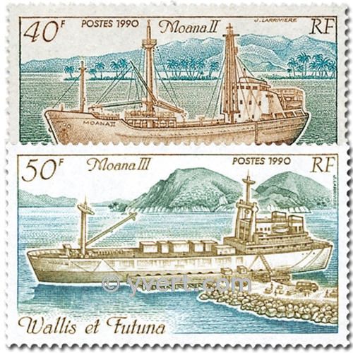 n° 400/401  -  Selo Wallis e Futuna Correios