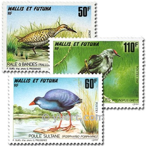 n° 446/448 -  Timbre Wallis et Futuna Poste