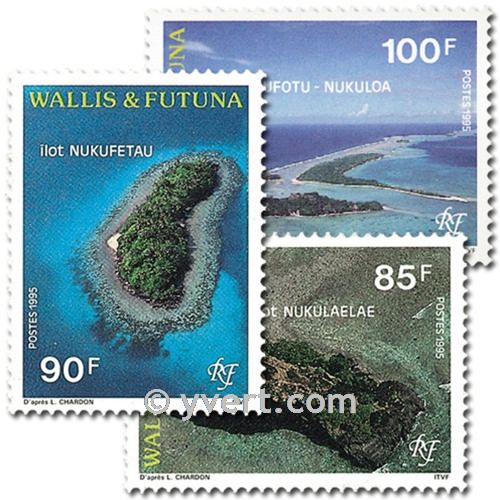 n° 473/475  -  Selo Wallis e Futuna Correios