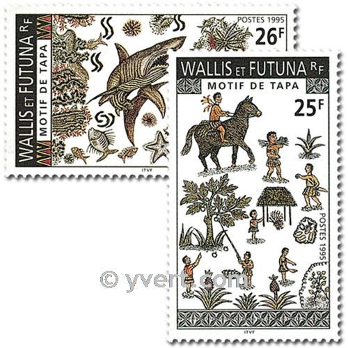 n° 483/484 -  Timbre Wallis et Futuna Poste