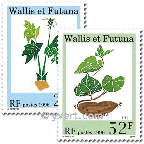 n° 487/488 -  Timbre Wallis et Futuna Poste