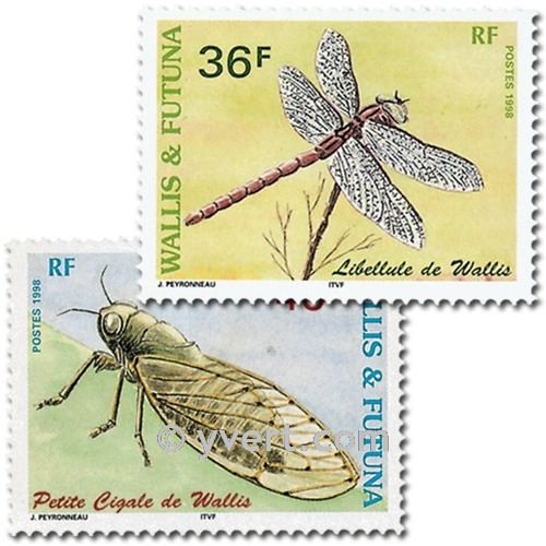 n° 521/522 -  Timbre Wallis et Futuna Poste