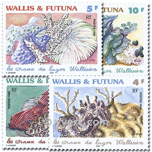 n° 523/526 -  Timbre Wallis et Futuna Poste