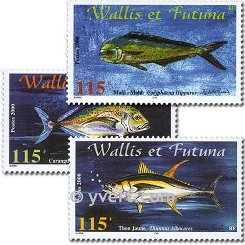 n.o 543/545 -  Sello Wallis y Futuna Correos