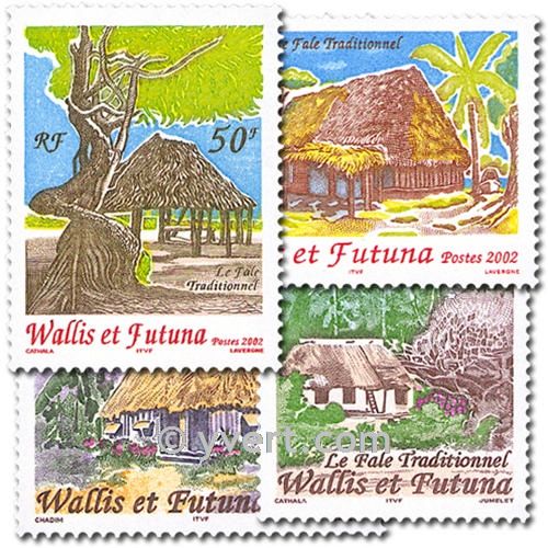 n.o 571/574 -  Sello Wallis y Futuna Correos