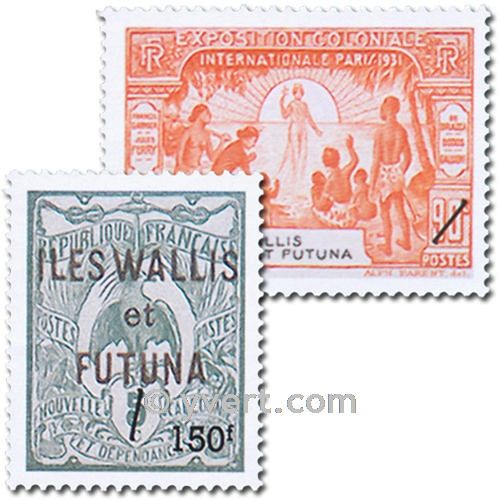 n° 649/650  -  Selo Wallis e Futuna Correios