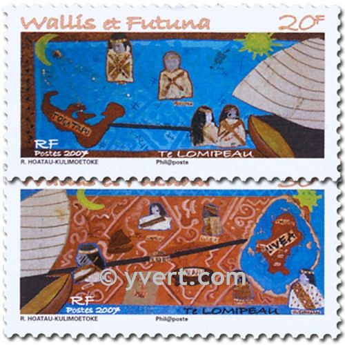 n° 683/684 -  Timbre Wallis et Futuna Poste