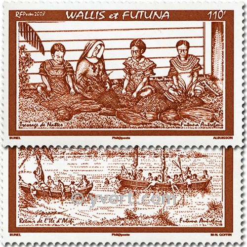 n° 697/698 -  Timbre Wallis et Futuna Poste