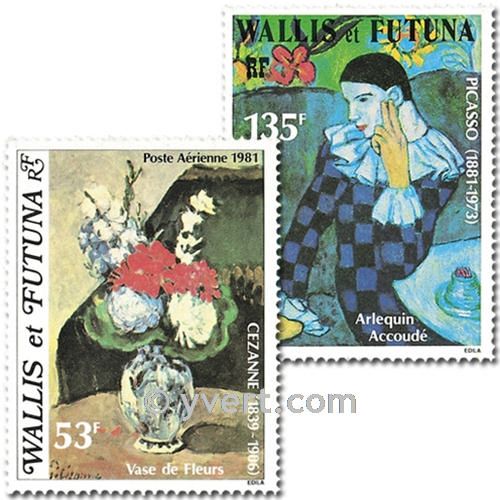 n° 110/111 -  Timbre Wallis et Futuna Poste aérienne