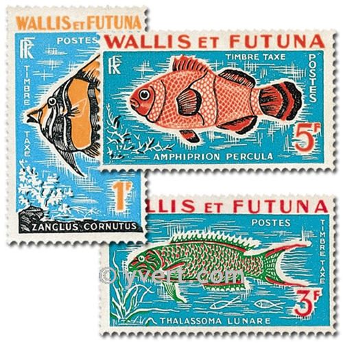 n° 37/39  -  Selo Wallis e Futuna Taxa